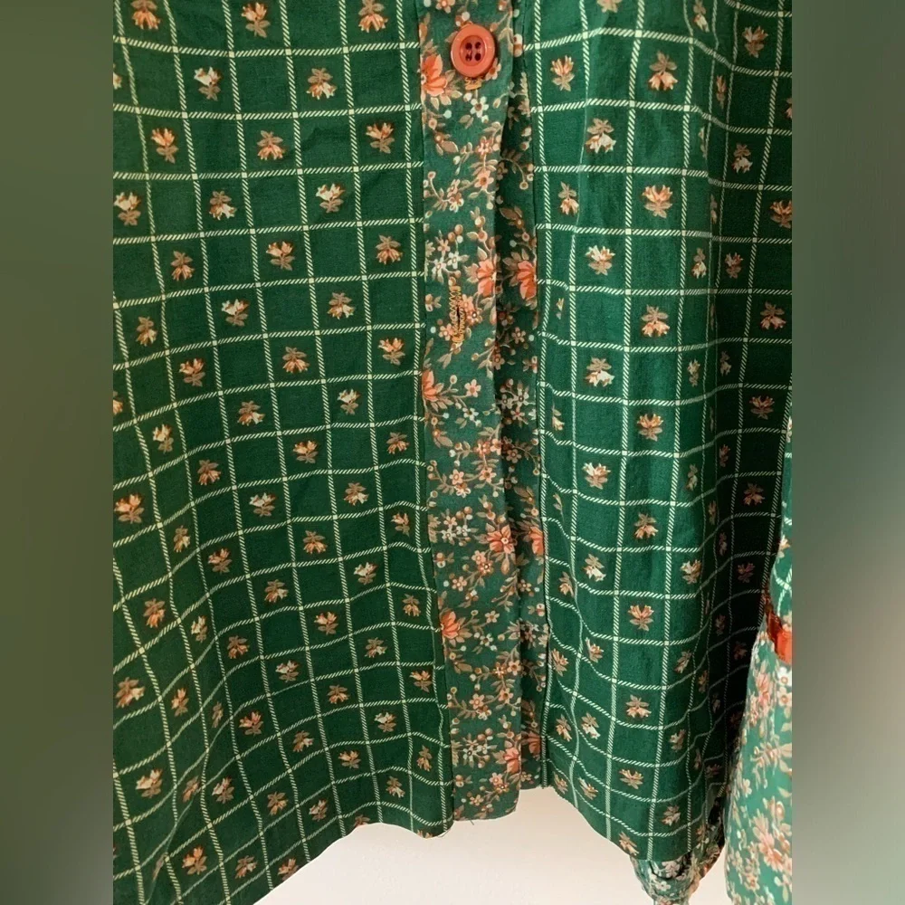 GUNNE SAX Green Floral  Prairie Dress - Picture 9 of 11